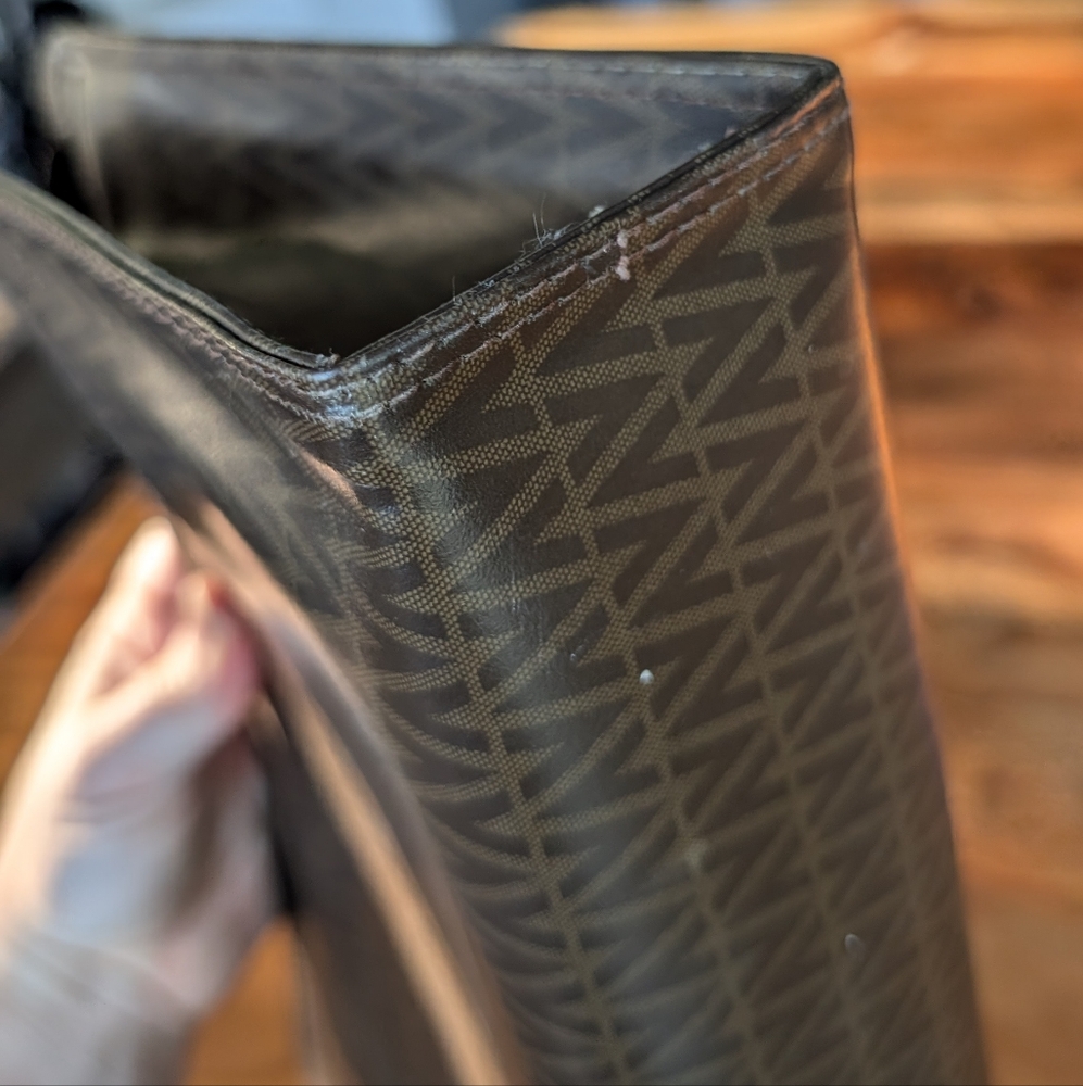 Brown MARIO VALENTINO Vintage Clutch - Picture 7 of 12